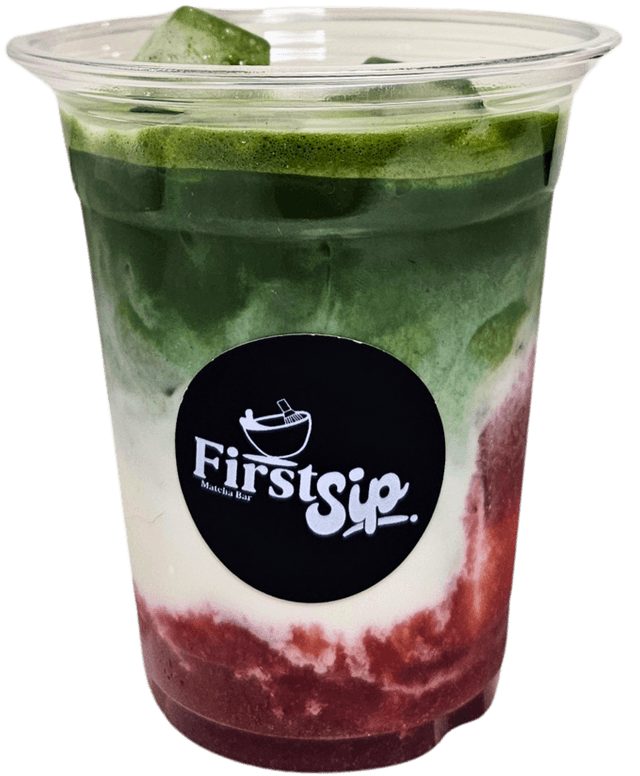 Strawberry Matcha Latte